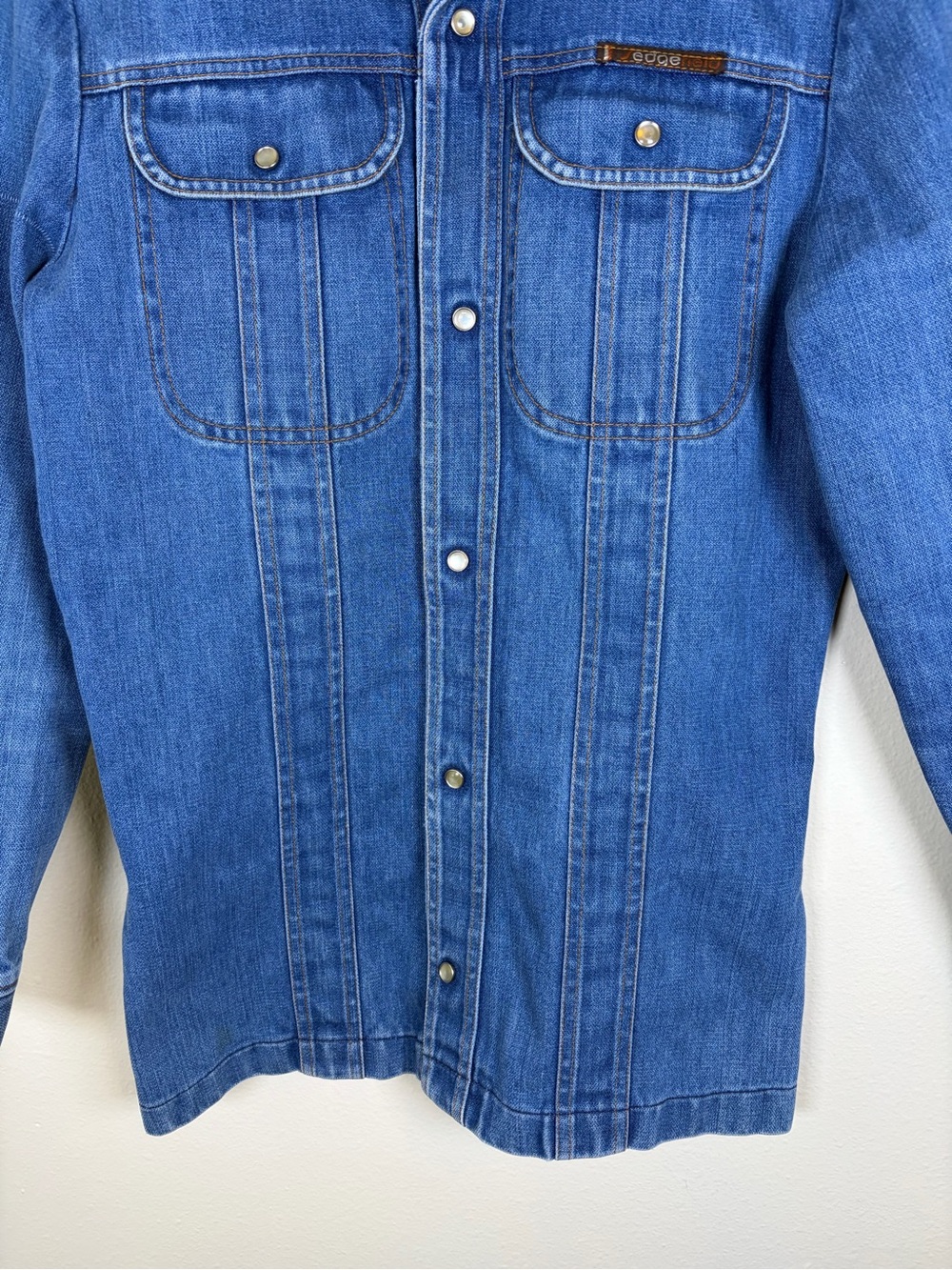 Vintage 70s 80s Sedgefield Denim Trucker Jacket Size Small Made in USA - Picture 3 of 12